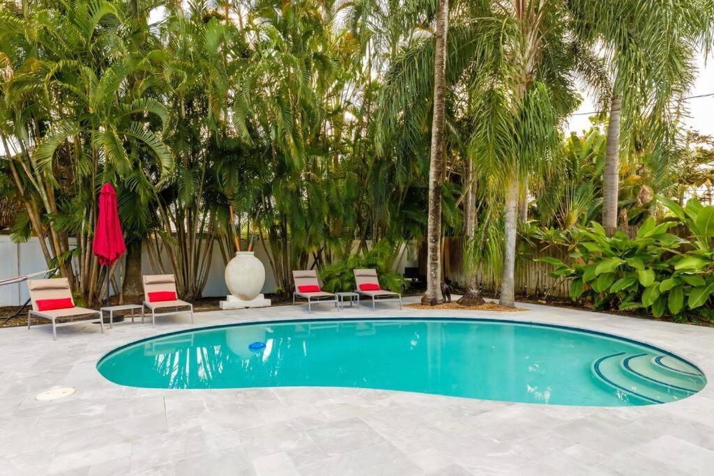 Private Oasis With Pool Near Beaches, Dining & Las Olas Fort Lauderdale Eksteriør billede