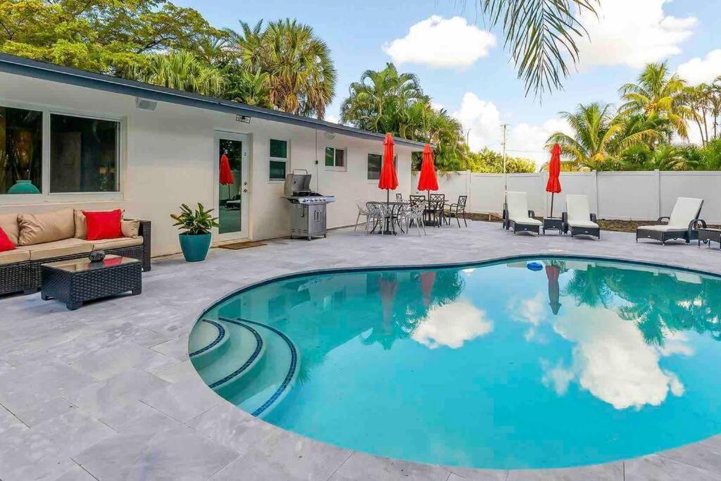 Private Oasis With Pool Near Beaches, Dining & Las Olas Fort Lauderdale Eksteriør billede