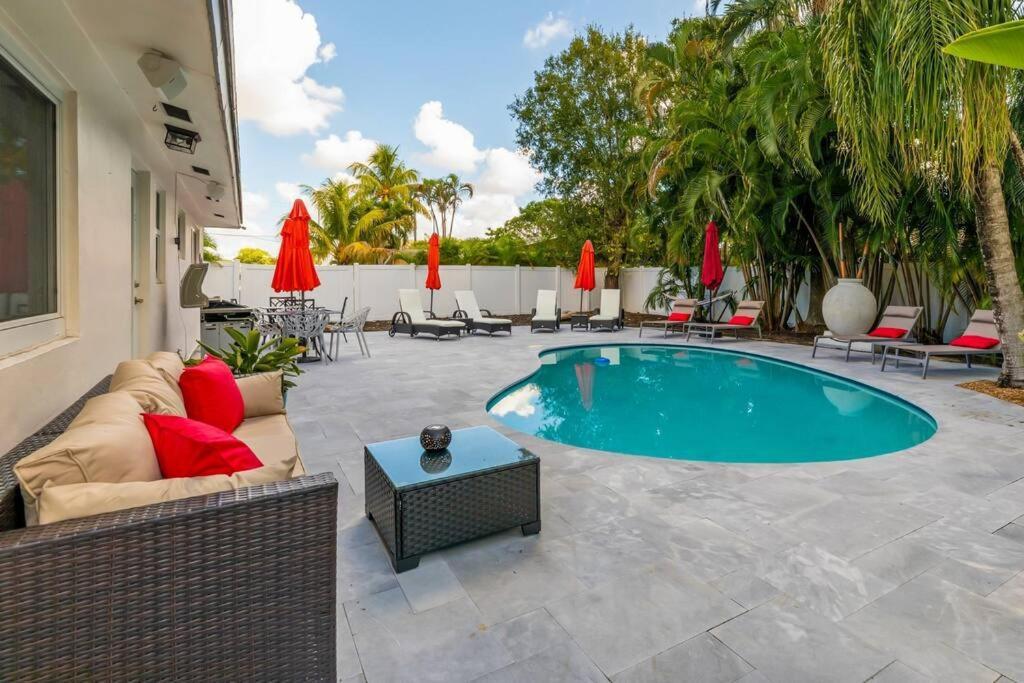 Private Oasis With Pool Near Beaches, Dining & Las Olas Fort Lauderdale Eksteriør billede